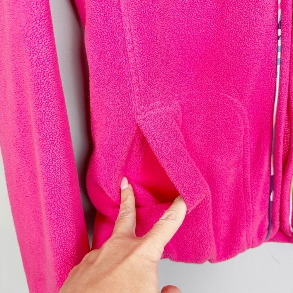 LILLY PULITZER | Penn Fleece Full Zip Jacket in Daquiri Pink Women’s Size Small - Picture 5 of 11